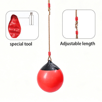 Ballon de balançoire Ropecube, ballon gonflable durable résistant aux déchirures pour enfants, équipement de jeu sensoriel intérieur/extérieur