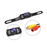 Caméra de recul HD couleur étanche grand angle pour véhicule avec lignes de stationnement, intégrée au cadre de plaque d'immatriculation – Fourniture directe usine