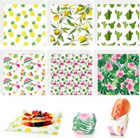 Feuilles de papier ciré Deli, papier d'emballage pour sandwichs, doublures résistantes à la graisse pour plateaux et paniers, pour la cuisson du pain, les pique-niques et les fournitures de table pour fêtes