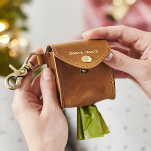 Sac de friandises en cuir PU pochette de friandises pour dressage de chiens porte-sac pour chiens sac de cadeaux pour animaux de compagnie meilleur distributeur de sachets de caca - Product Image 1