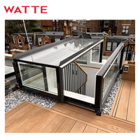 Túnel tubular fijo eléctrico de primera calidad, tragaluz de ventana de techo, diseño moderno, aleación de aluminio automática para ventanas de techo de balcón