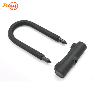 Verrou antivol en U 120*195mm avec clé <span class=keywords><strong>pour</strong></span> trottinette électrique et accessoires de vélo, vente chaude de l'usine Jinta - Product Image 2