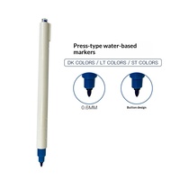 Stylos aquarelles à pression en gros, encre à base d'eau, pinceaux de peinture artistique, fournitures de papeterie pour enfants, ensemble de crayons de couleur