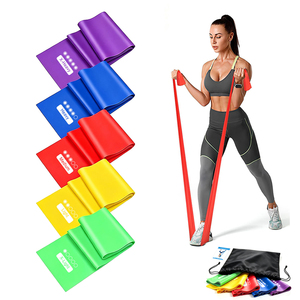 Bandas de Resistencia TPE para Gimnasio, Individuales y en Set, 5 Niveles, Bandas de Ejercicio para Yoga, Pilates, Entrenamiento de Cuerpo Completo, Banda Elástica con Logotipo Personalizado - Product Image 1