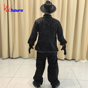 Ensemble de costume lumineux à fibres optiques pour hommes, blazer et pantalon LED lumineux pour soirée, boîte de nuit, spectacle sur scène, costume de mode - Product Image 2