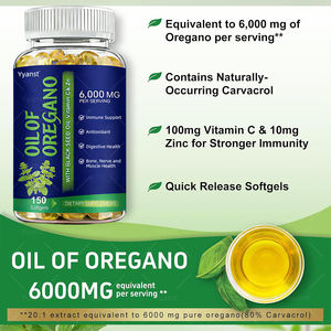 Cápsulas de Aceite de Semilla Negra y Orégano con Fórmula Herbal 100% Natural OEM/ODM para Apoyo Inmunológico en Adultos, Bajo en Carbohidratos, Empaque Personalizado - Product Image 3