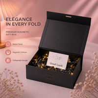 Boîte cadeau pliante de luxe multicolore personnalisée, boîte de rangement magnétique en carton, boîte d'emballage avec nœud papillon estampé à chaud, grande taille pour vêtements