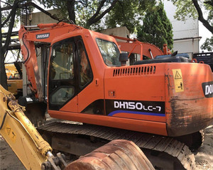 Excavadora Mini Usada Original Coreana DOOSAN DX150 de 15 Toneladas con Motor Isuzu, Bajas Horas de Trabajo, Pequeña Excavadora Hidráulica para Granja, Alta Capacidad de Excavación - Product Image 6