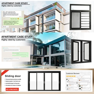 Porte <span class=keywords><strong>coulissante</strong></span> de patio en aluminium durable pour la construction africaine, apparence moderne et abordable - Product Image 6
