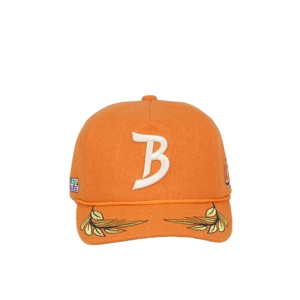 Gorras Snapback de pana de 6 paneles estilo <span class=keywords><strong>INS</strong></span> para hombre Características comunes de tela con bordado personalizado a la moda - Product Image 2