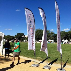 Kit de Drapeau Plume Personnalisé de 3,6 m de Haut pour Publicité Extérieure avec Mât en Aluminium pour Promotion Commerciale – Vente en Gros - Product Image 5