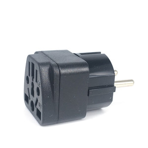 Adattatore da viaggio con stampa logo gratuito per adattatore europeo per <span class=keywords><strong>presa</strong></span> universale Schuko per germania francia islandese paesi Bassi - Product Image 3