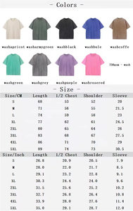 Wholesale Acid Washed T <b>Shirts</b> Unisex Vintage 230 Gsm Cotton T <b>Shirts</b> Oversized Screen Print Tshirt <b>Men</b> - Product Image 3