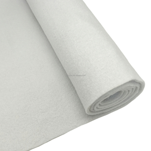 Rouleau <span class=keywords><strong>de</strong></span> feutre aiguilleté thermofromé 100 % polyester blanc <span class=keywords><strong>de</strong></span> 3 mm d'épaisseur, respirant, écologique, pour <span class=keywords><strong>rembourrage</strong></span> et coussinets - Product Image 1