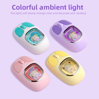 Souris sans fil GM068 2.4G de haute qualité, souris de jeu pour ordinateur mignonne pour filles, design de dessin animé