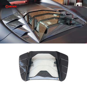 Good Quality Dry Carbon Fiber Upgrade to MSY Style Rear <b>Engine</b> Cover <b>Hood</b> for Ferrari 488 GTB - Product Image 1
