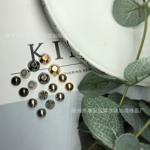 Rivets en plastique électroplaqués, forme conique, argent, or, sans nickel, pour jeans, vêtements, accessoires de bricolage - Product Image 3