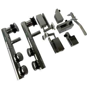 ชุดลูกกลิ้งยึด<span class=keywords><strong>ประตู</strong></span>กระจกห้องอาบน้ำแบบ<span class=keywords><strong>เลื่อน</strong></span> ทำจากสแตนเลส ทนทาน ทันสมัย สำหรับห้องน้ำกระจก - Product Image 4