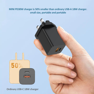 Chargeur USB-C rapide PD 3.0, adaptateur de charge rapide 3.0 pour iPhone 12 13 Pro, pour téléphones mobiles Xiaomi, charge rapide 30W pour téléphone portable - Product Image 6