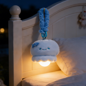 ใหม่น่ารักพวงกุญแจตุ๊กตาสัตว์ไฟกลางคืนพร้อมหลอดไฟ LED หรี่แสงได้ 3 ระดับ USB ชาร์จใหม่ได้สำหรับตกแต่งห้องนอนเด็ก - Product Image 4
