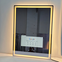 Miroir de maquillage LED rectangle de haute qualité Système Android TV Salon moderne Miroir intelligent Salle de bain Hôtels Gymnases WiFi