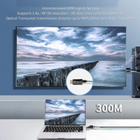 HD Video ve 5G Optik Ekipmanlar için Fiber Optik Kablo Makarasıyla birlikte 4K Çok Modlu OM3 Simpleks LC Fiber Üzerinden Fiber Uzatıcı