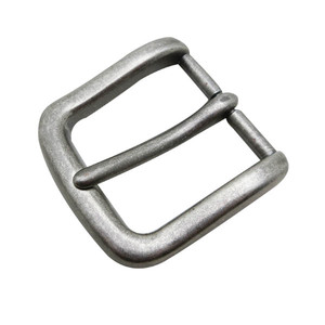 Vintage 35mm Zinc Alloy Pin Buckle for Men Leather Belt Custom Logo Western Classic Design Fashion Clothing Accessories Buckle