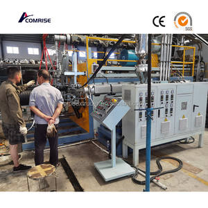 Machine de fabrication de tuyaux en spirale renforcés en plastique HDPE de grande taille pour système de drainage des eaux usées - Product Image 4