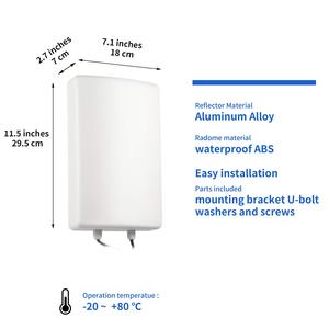 Antena de Doble Polarización Impermeable 4G LTE 5G de Alta Ganancia de 11 dBi con Cables de 5 m SMA/TS9 Conors Nighthawk 11-5 11-5 - Product Image 5