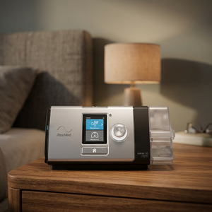 Lumis 150 BIPAP Machine Sleep Therapy Device with <b>Humidifier</b> Chamber Silicon Components Reusable for Respiratory Support - Product Image 2