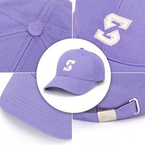 Casquettes de baseball en coton coloré avec broderie de lettres Style de rue sportif pour les activités de plein air au printemps et en été - Product Image 3