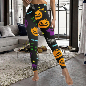 Pantalones de Yoga Personalizables para Mujer, Cintura Media, Cruzados, Sin Costuras, Spandex/Poliéster, Cintura Elástica, para Gimnasio y Entrenamientos, MOQ Bajo, Personalizados - Product Image 3