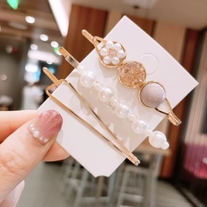 <span class=keywords><strong>Barrettes</strong></span> à cheveux de mode coréenne, accessoires pour cheveux, pince à cheveux en perles pour femmes et filles - Product Image 4