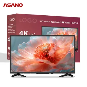 Vendita calda Smart Tv che offre 43 pollici 4K Uhd Led a schermo piatto a schermo piatto 32 50 55 pollici Led Tv
