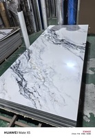 Panneaux muraux en bambou carbonisé effet marbre brillant, série haut de gamme, prix de gros, pour la décoration intérieure.