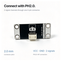 Module de commutation numérique à bouton-poussoir 2 canaux, clavier tactile momentané PH2.0 pour Arduino ESP32 STM32 STEM DIY Contrôle Éducation