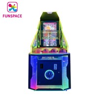 Machines de jeux de basket-ball électroniques d'arcade intérieures pour adultes Funspace, machines de jeux interactives à pièces, machine de basket-ball de compétition