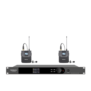 Système de microphone de conférence sans fil double 8200plus avec micro-cravate et micro-canon flexible - Product Image 3