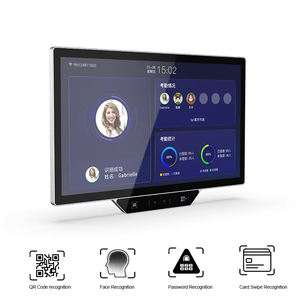 Lecteur de cartes 21,5 pouces, grande taille, contrôle d'accès biométrique, machine de pointage des employés, détection faciale - Product Image 2