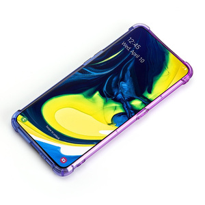Custodia TPU Antiurto con Colore Sfumato per Samsung <span class=keywords><strong>Galaxy</strong></span> <span class=keywords><strong>A80</strong></span>, Cover Morbida Trasparente in TPU per Samsung <span class=keywords><strong>Galaxy</strong></span> A90 - Product Image 5