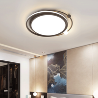 Plafonnier LED, Lampe de chambre moderne et simple, Lumière de luxe pour chambre principale, Luminaire principal minimaliste pour pièce