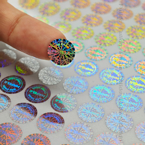 Tem bảo hành laptop tùy chỉnh chất liệu PET, in logo hologram giả lập, tem bảo mật phản quang vinyl - Product Image 1