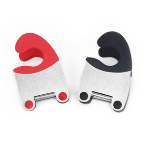 Clip para olla de acero inoxidable con agarre de silicona, antideslizante, aislante del calor, utensilio de cocina para soporte de ollas - Product Image 1