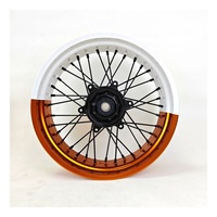 Roues Supermoto de 17 pouces pour EXC SXF XC-W 125 250 300 450 500, jantes de course Motard en aluminium CNC durable anodisé, 17x3.5 17x5.0