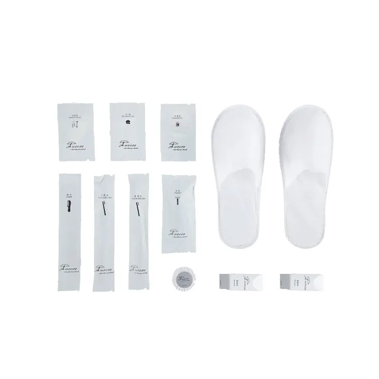 UG Best-selling Hotel wholesale Hotel Bathroom Disposable Amenities Set OEM logo Dental Kit Vanity Hygiene Toiletries Kit