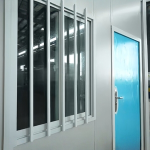 Maison conteneur préfabriquée pliable de type <span class=keywords><strong>Z</strong></span>, portable, résistante au vent, isolée thermiquement, petite cabane, construction pour le repos du personnel minier - Product Image 2