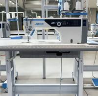 Nueva Máquina de Coser JACK A5E con Inteligencia Artificial, Máquina de Coser Recta Controlada por Computadora con Ahorro de Energía y Mesa