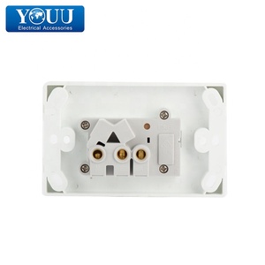 sal C2000 <span class=keywords><strong>serie</strong></span> Doble Punto de energía de la pared interruptor y enchufe 250VAC - Product Image 3