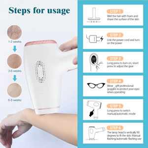 Altri prodotti per la rasatura e la depilazione Ipl permanente Lazer <span class=keywords><strong>Hair</strong></span> Remove dispositivo di depilazione macchine Laser uso domestico in vendita - Product Image 5