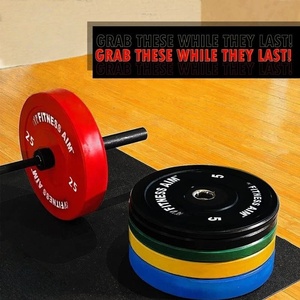 Discos de Pesas Granulares Blancos de 45 CM de Diámetro, Orificio de 5.2 CM, de Caucho Puro, Diseñados Específicamente para Entrenamiento de Competición - Product Image 4